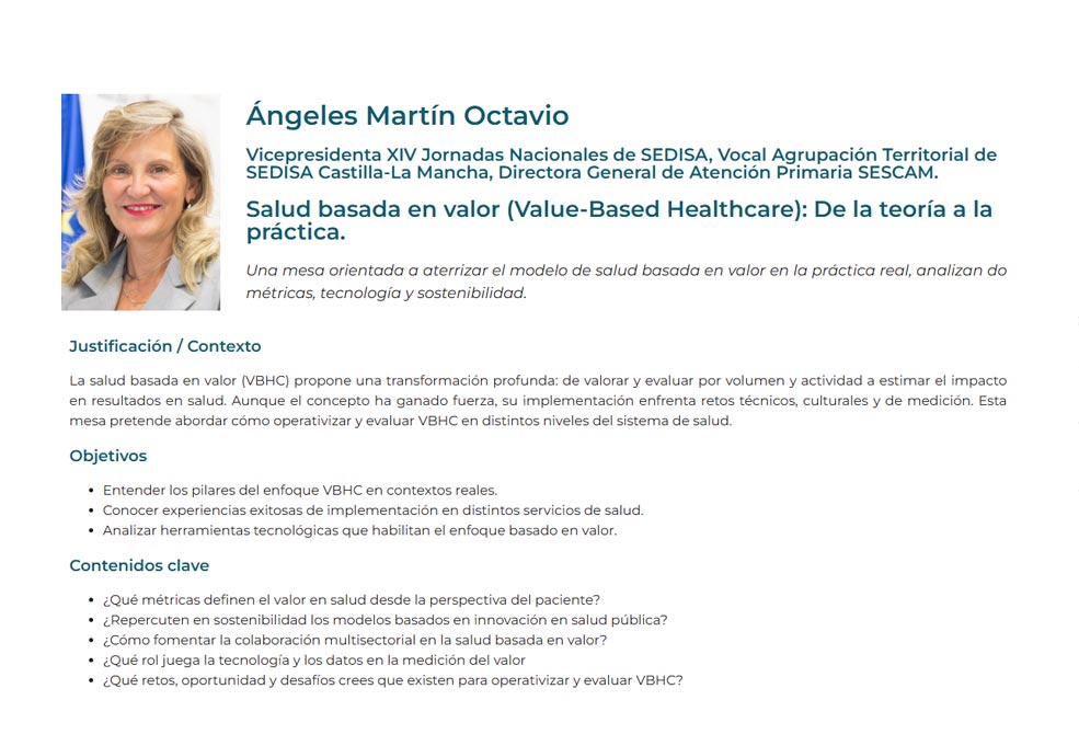 Mesa temática Ángeles Martín