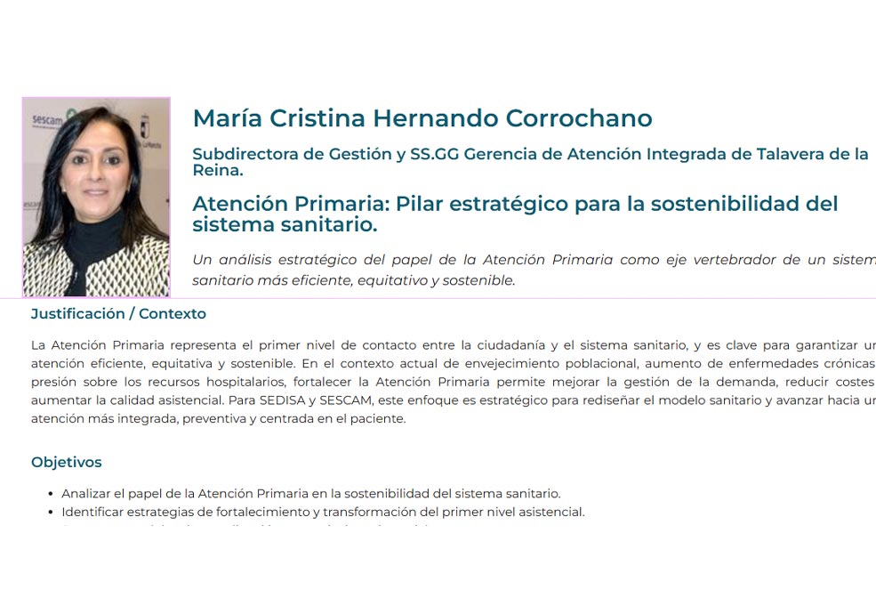 Mesa temática: María Cristina Hernando