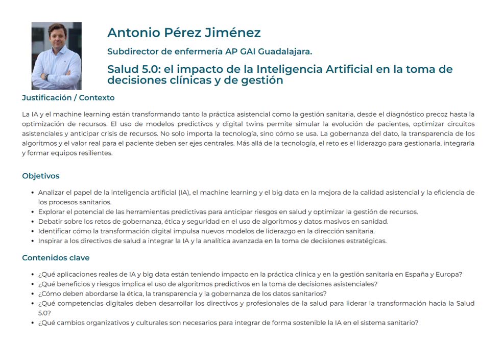 Mesa temática Antonio Pérez Jiménez